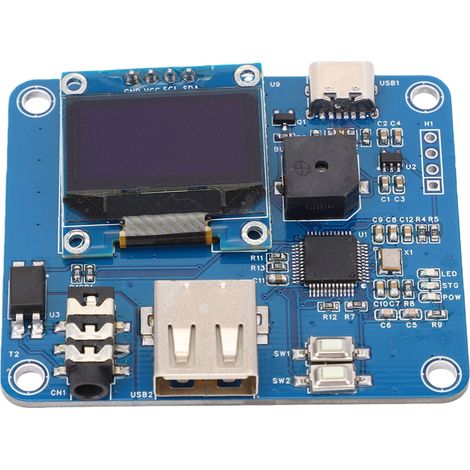 Entraîneur CW avec écran LED organique et interface USB, clavier d'exercice de Code Morse pour la pratique du télégraphe (1/5)