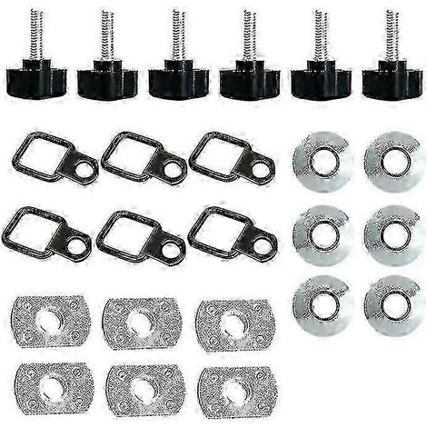 Kit de vis moletées à démontage rapide pour toit rigide 2025 pour Wrangler CJ YJ TJ JK JKU (1/5)