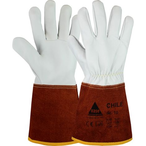 Hase Chile Schweißerhandschuh aus Schafsnappaleder Größe 12 10 Stk