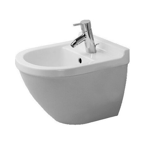 Duravit Bidet mural Starck 3, 475mm, avec trop-plein,, Coloris: Blanc - 2281150000