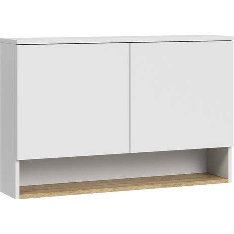 Hängeschrank Viktor, Weiß/Artisan-Eiche, 93.6 x 60 cm mit 2 Türen, Vicco (1/5)