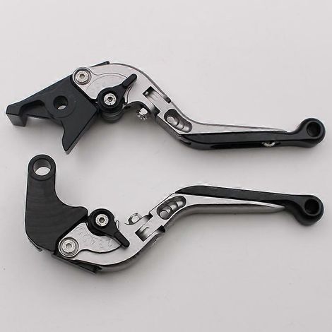Modification pour moto CB650R 2014-2022 : poignée de frein, d'embrayage et de klaxon réglable en alliage d'aluminium (Titane 3) (1/5)