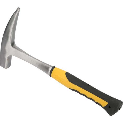 Geologenhammer mit doppeltem, flachem Kopf in Form eines Entenschnabels, lange Ausführung, für geologische Erkundungen (1/5)