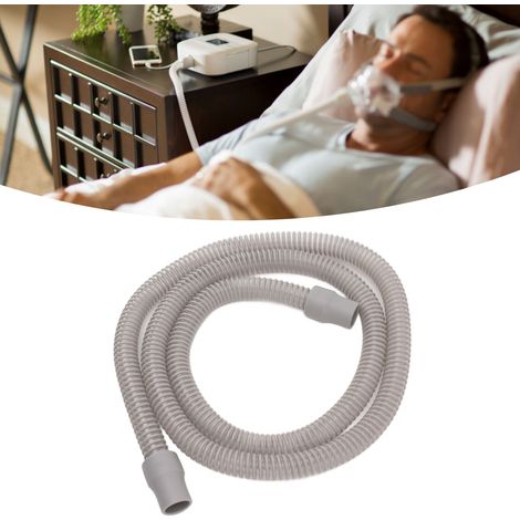 Universalschlauch für Mars Wellness CPAP-Geräte – 1,8 m – Grau – Kompatibel mit den meisten Geräten (1/5)