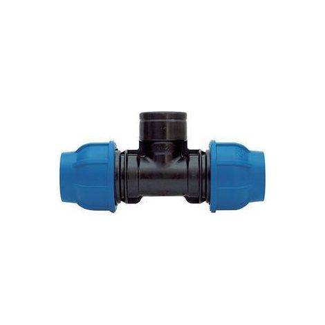 5 x RACCORDO POLIPROP TEE FEM D 40 X 11/4 X 40MM