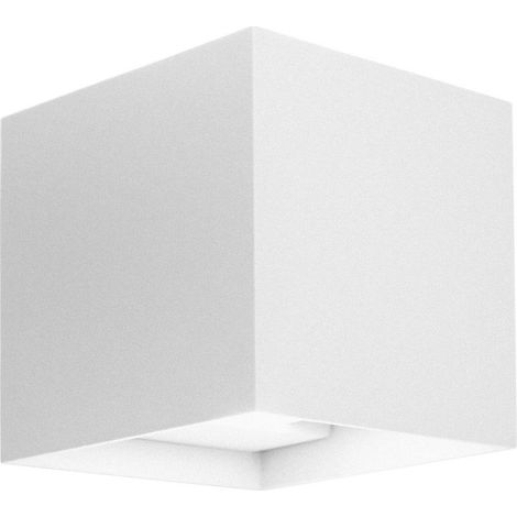 Applique murale LED carrée à double faisceau Marbella squared blanc (1/4)
