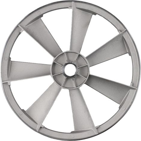 Poulie de compresseur - 1 pièce - Métal argenté - Rainure unique type A - Pour pompe à air industrielle - Diamètre 300 mm (1/5)