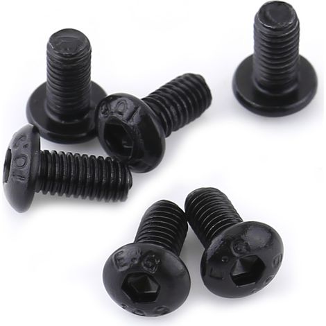 Vis 6 pans creux tête cylindrique en acier allié 10.9, lot de 50 pièces M3x6mm, boulons à tête bombée, fixations haute résistance pour assemblages mécaniques.