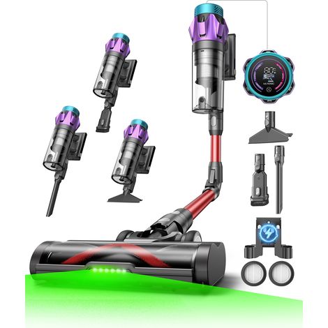 Ultenic UF18 PRO, Aspiradora sin Cable Potente, Antienredo, 55kpa, 80min, 1.5l, 600w (1/5)