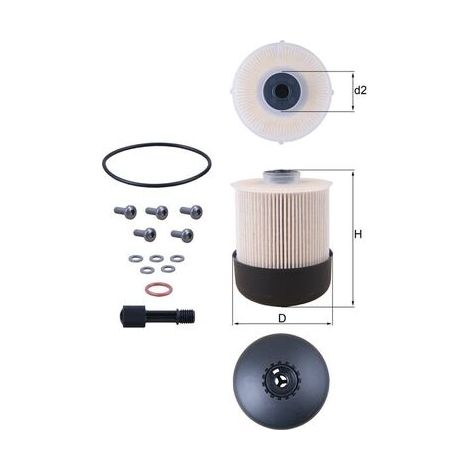 Filtro carburante Knecht per KX338/26D (1/2)