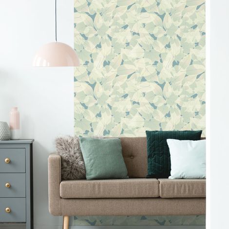 Papier peint intissé pré-encollé - SCANDINAVE FEUILLES DES ARBRES - 1 rouleau de 300x60cm (1/5)