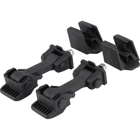 Lot de 2 loquets de sécurité et supports pour loquet de capot pour Jeep Wrangler JK 2007-2016 55395653AF. (1/4)