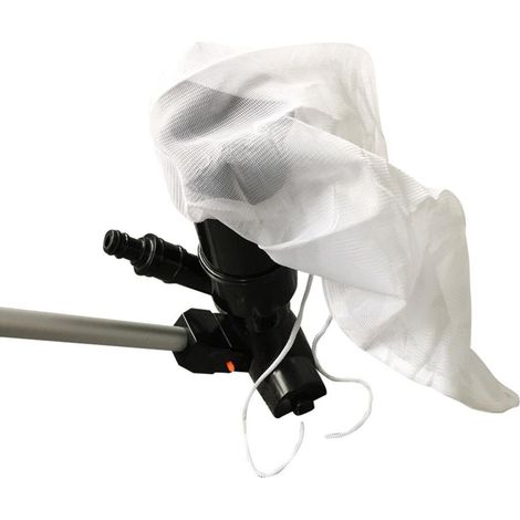 Nettoyeur sous-marin portable pour piscine avec jet d'eau, tige flexible et sac à cordon. Aspirateur de feuilles pour piscine, fontaines et surfaces. Outils de nettoyage pour éliminer les débris et ne (1/5)