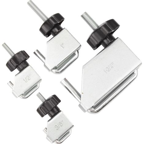 Jeu de 4 colliers de serrage pour tuyaux de radiateur sous vide, destinés à fixer les colliers de serrage utilisés dans les conduites de chauffage de boîte de vitesses. (1/5)