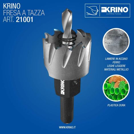 FRESA A TAZZA IN ACCIAIO HSS-G mm 22
