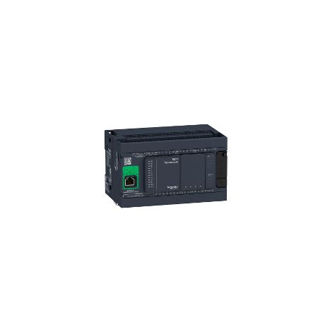 Automate programmable MODICON M241, 24 E/S numériques, 100-240 V CA, IP20, mémoire de 8 Mo