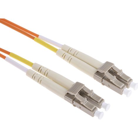 Câble fibre optique RS PRO 1m Avec connecteur / LC, OM2 Multi-mode ( Prix pour 1 ) (1/2)