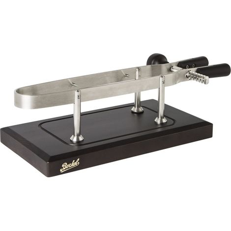 MORSA PER PROSCIUTTO ITALIANO CON BASE IN LEGNO SCURO - BERKEL