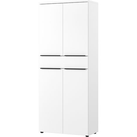 Aktenschrank 81cm, weiß, MEMPHIS-01 (1/5)