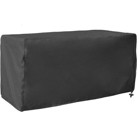 Housse de boîte de terrasse robuste pour jardin, banc de rangement, pour toutes les saisons (123 × 62 × 55 cm) (1/5)