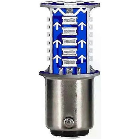 Ampoules LED universelles pour feux de freinage stroboscopiques de moto, feux arrière de stationnement et de recul de voiture, feux de freinage automatiques, feu arrière de moto, 1/2 pièces (1 pièce b (1/5)