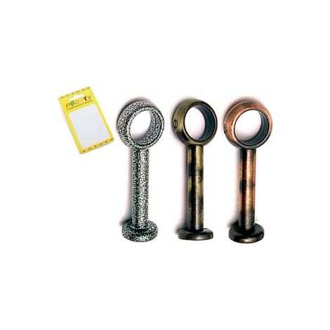 MENSOLINA LUNGA ANTICATA- - cm.4 ferro battuto conf. bl.2 pz. - 1 blister