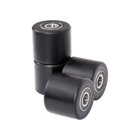 [NEUWERTIG] B-Ware Stier Tandem-Lastrollen Nylon Set 2500kg Tragkraft 70x80x80mm Hubwagen Rollen (1/2)