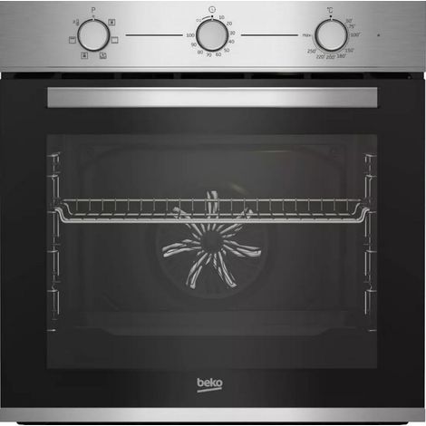 Beko – Four traditionnel émail lisse 72L – Classe A – Nettoyage manuel – Inox – Multifonction