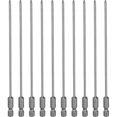 10pcs Embout de tournevis cruciforme Phillips 0 PH0 6" (150mm) (1/5)