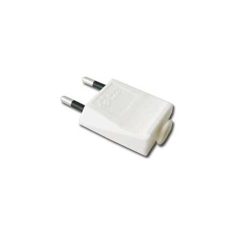 ELECTRICIDAD CLAVIJA BIPOLAR BLANCA BLISTER 10-250V 11001-50402