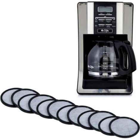 Filtres à eau de rechange, Filtre à charbon actif en bambou non tissé pour machine à café Mr.coffee (1/3)