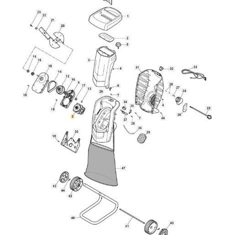 MOTORE ELETTRICO ORIGINALE STIGA - 118802745/0