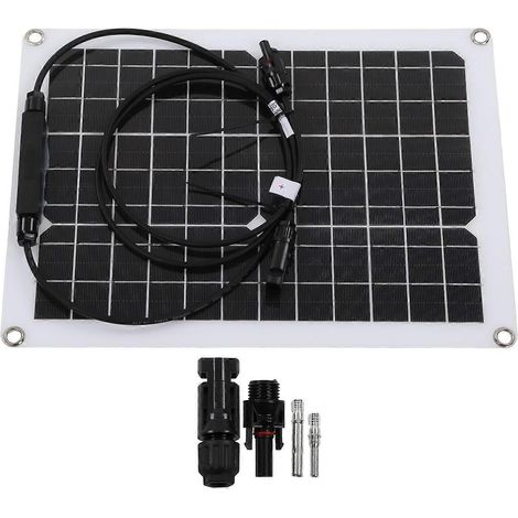 Flexibles Solarmodul, monokristalline PV-Systemkomponenten, 15 W, 12 V, Akkuladeleistung, tragbar für