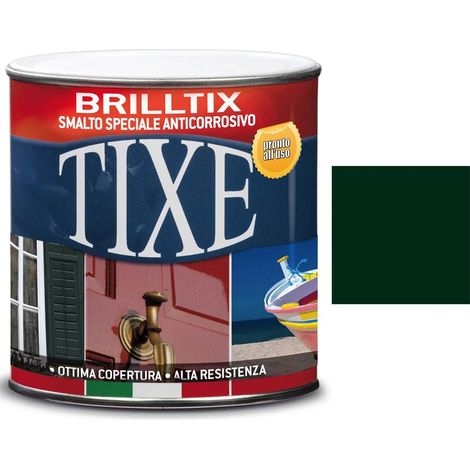 TIXE Brilltix Smalto antiruggine Verde Vittoria - per ferro e metalli 500ml