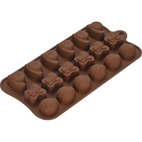 Moule en Silicone Réutilisable pour Chocolat, Bonbons, Glaces et Gelées - Modèle Mignon CC-082 (1/5)