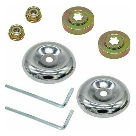 Kit de 8 lames de débroussailleuse, accessoires de lames métalliques pour débroussailleuses et tondeuses à gazon Stiletto. (1/5)