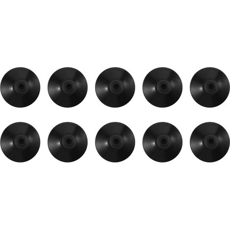 Lot de 10 ventouses en caoutchouc noir 27 mm pour pompe d'aquarium (1/5)