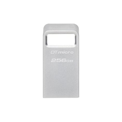 Kingston USB 3.2-Flash-Laufwerk DataTraveler micro 256 GB USB 3.2 Silber (1/3)