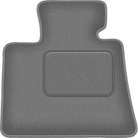 Tapis de sol conducteur en velours pour : BMW X7 G07 7 places (2019-2022) graphite (1/5)