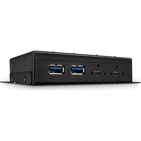 Lindy 43094 Hub USB Negro Metal USB 3.2 Gen 2 (1/4)