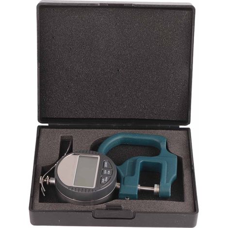 Digital Display Paper Leather Cloth Thickness Gauge Measuring Tool Range 0‑12.7mm 0.01mm