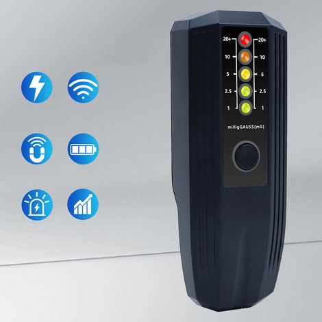 Hochempfindlicher und präziser EMF-Strahlungsdetektor mit LED-Anzeigeleuchte (1/5)