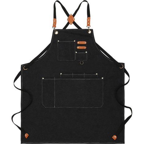 Lntyq Tablier de Cuisine,Tablier de Travail,Tablier Barbecue,pour Barbecue, Restaurant, Jardin, Barbecue, Café