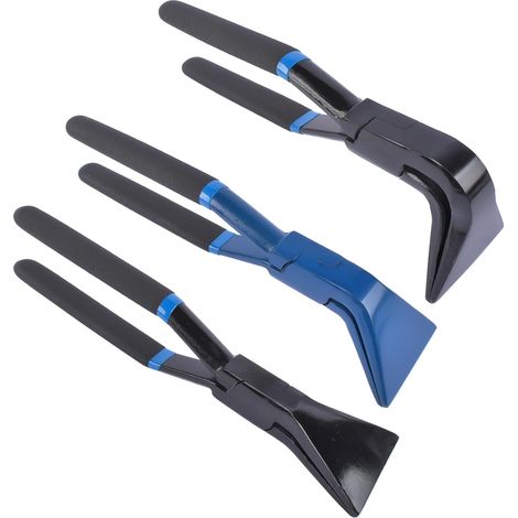 3 Pièces Pinces pliantes Pince à border droites 0°, 45° et 90° pour Couvreur, Plombier - Outil de couvreur éprouvé (bleu et noir) (1/5)