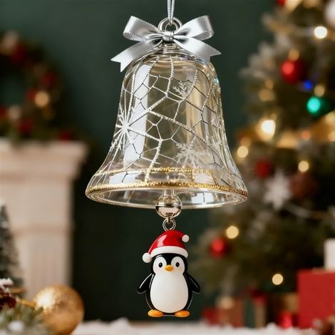 Cloches de Noël originales et tendance - Cloches de Noël style pingouin