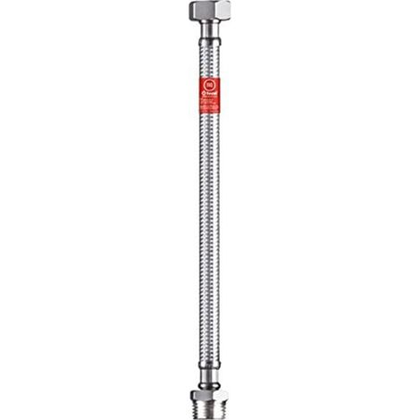 Flexible de raccordement - 30 cm - M 1/2' - F 1/2' - Tucai