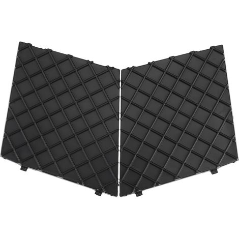 Ein Paar schwarze untere Kühlergrill-Abdeckungen für die Frontstoßstange (links und rechts) für E60 und E61 M.