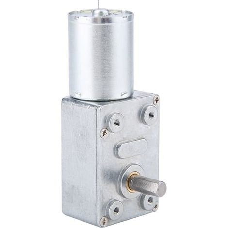 Turbine à engrenages métalliques 12 V CC à couple élevé (1/5)