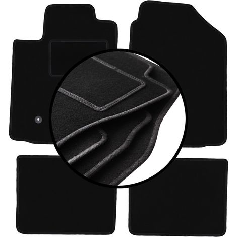 Komplettset Veloursmatten für: Pontiac Vibe Fließheck (2003-2008)