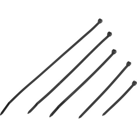 Attache-câbles noirs 700 pièces 18 kg résistance, serre-câbles auto-bloquants pour câblage, tuyaux et lignes (1/5)